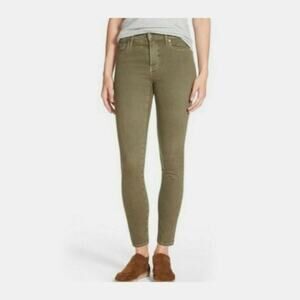 Madewell Garment Dyed Tan/Green Skinny Skinny Ankle Jeans - Size 25 - Low Rise